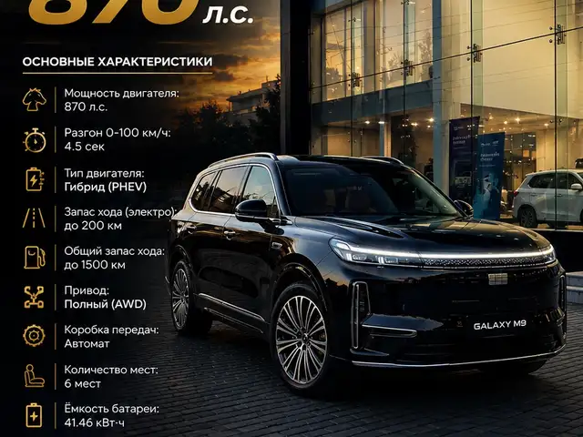 Geely Galaxy М9 2026