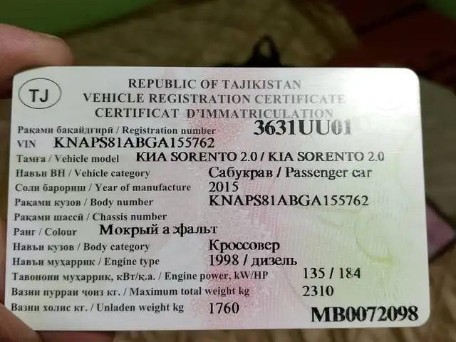 Kia Sorento 2015